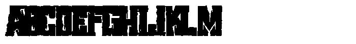 Wasteland EFQuake Wasteland Solid Hollow FONT