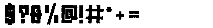 Wasteland EFQuake Wasteland Solid Solid Font OTHER CHARS