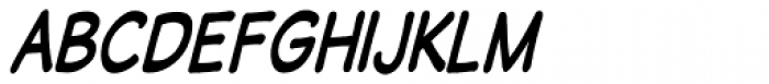 Wastrel Bold Condensed Oblique Font UPPERCASE