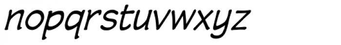 Wastrel Oblique Font LOWERCASE