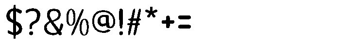 Waterlime Font OTHER CHARS
