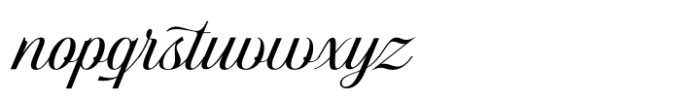 Watermint Script Bold Italic Font LOWERCASE