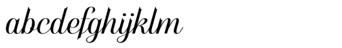 Watermint Script Bold Font LOWERCASE