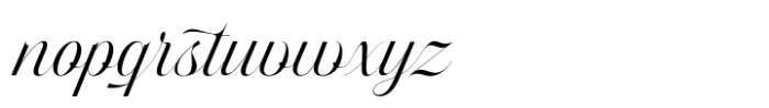 Watermint Script Italic Font LOWERCASE