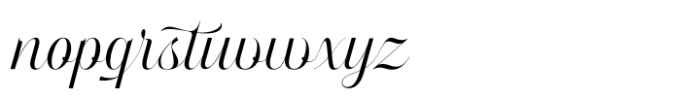 Watermint Script Regular Font LOWERCASE