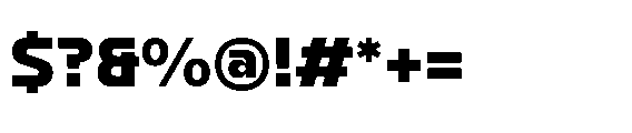 Watsadu Extra Bold Font OTHER CHARS