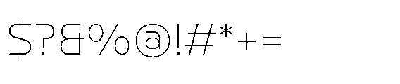 Watsadu Extra Light Font OTHER CHARS