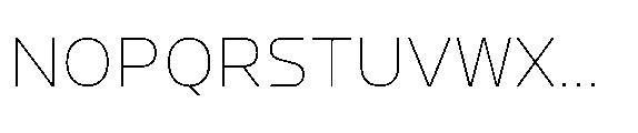 Watsadu Extra Light Font UPPERCASE