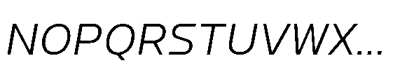 Watsadu Italic Font UPPERCASE