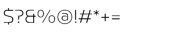 Watsadu Light Font OTHER CHARS