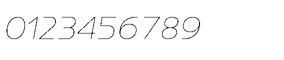 Watsadu Thin Italic Font OTHER CHARS