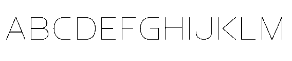 Watsadu Thin Font UPPERCASE