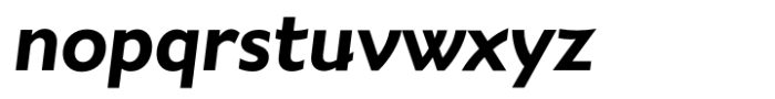 Wavelength Bold Italic Font LOWERCASE
