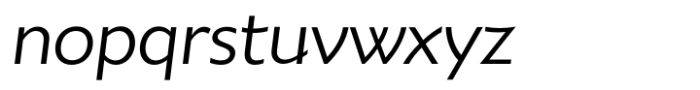 Wavelength Italic Font LOWERCASE