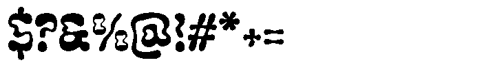 Waveloop Font OTHER CHARS