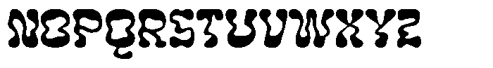Waveloop Font LOWERCASE