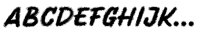 Waveprint Font UPPERCASE