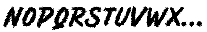 Waveprint Font UPPERCASE