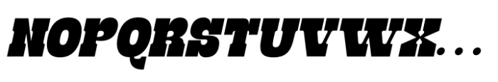 Waverick Oblique Font UPPERCASE