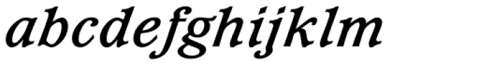 Waverly RR Bold Italic Font LOWERCASE