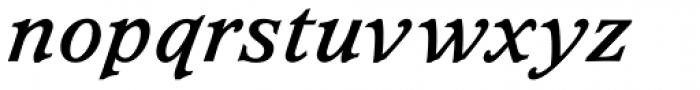 Waverly RR Bold Italic Font LOWERCASE