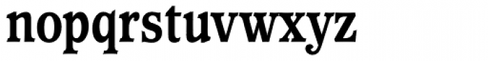 Waverly RR ExtraBold Condensed Font LOWERCASE