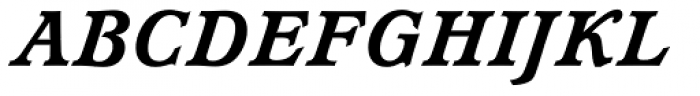 Waverly RR ExtraBold Italic Font UPPERCASE