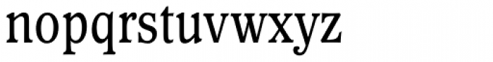 Waverly RR Medium Condensed Font LOWERCASE