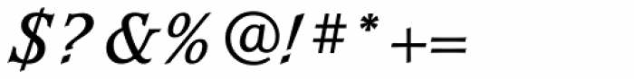 Waverly RR Medium Italic Font OTHER CHARS