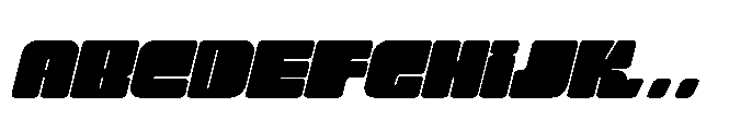 Waves Signal Italic Font UPPERCASE