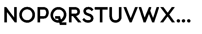 Wavetra Font UPPERCASE