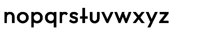 Wavetra Font LOWERCASE