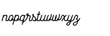 Way to Alaska Script Rough Font LOWERCASE