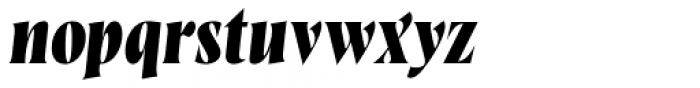 Wayfinder CF Extra Bold Italic Font LOWERCASE