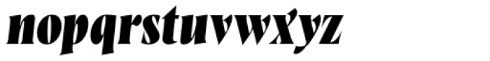 Wayfinder CF Heavy Italic Font LOWERCASE