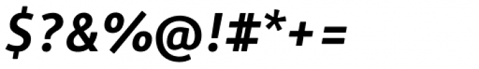 Wayfinding Sans Ex Bold Italic Font OTHER CHARS