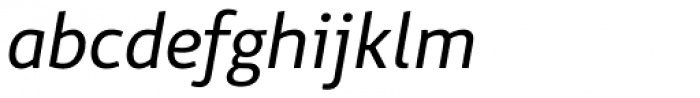 Wayfinding Sans Ex Italic Font LOWERCASE
