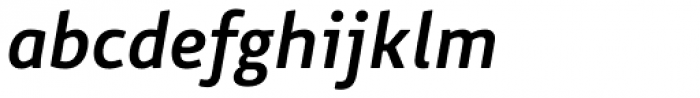 Wayfinding Sans Ex N Bold Italic Font LOWERCASE