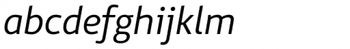 Wayfinding Sans Ex N Italic Font LOWERCASE