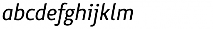Wayfinding Sans Rg Italic Font LOWERCASE