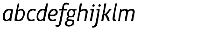 Wayfinding Sans Rg N Italic Font LOWERCASE