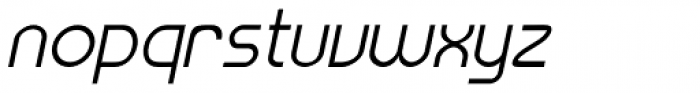 Wayfont Sans Italic Font LOWERCASE
