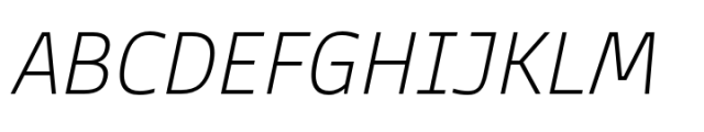 Ways Light Italic Font UPPERCASE