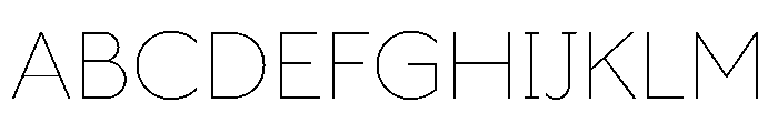 Wallop TRIAL Thin Instance Font UPPERCASE