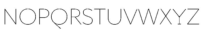Wallop TRIAL Thin Instance Font UPPERCASE