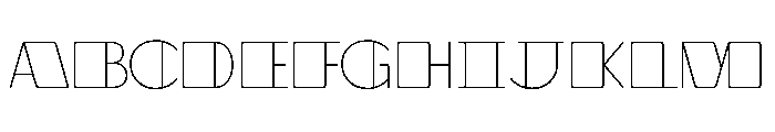 Walter Hollow FONT
