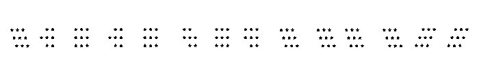 Walter PatternStar Font UPPERCASE