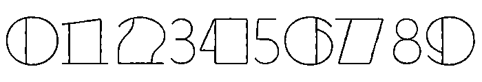 WalterHand Hollow Font OTHER CHARS