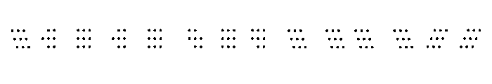 WalterHand PatternDot Font UPPERCASE