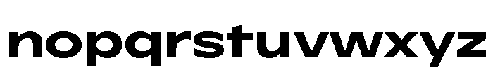 Watch Bold Font LOWERCASE